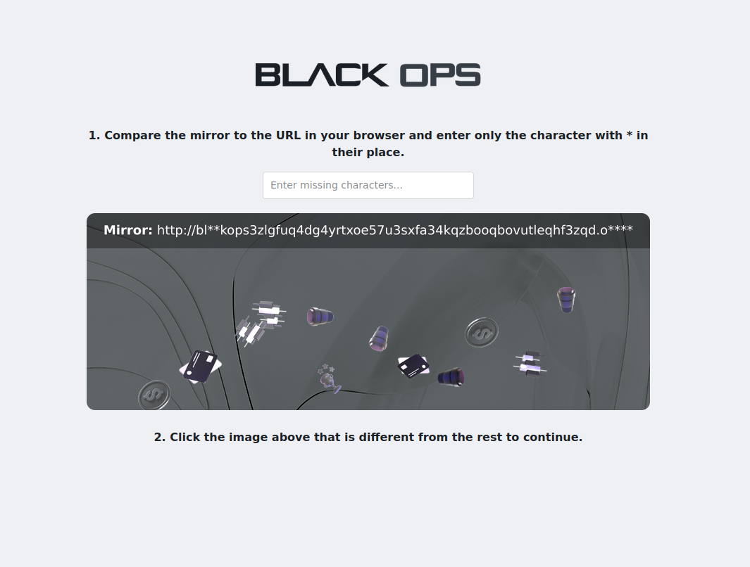 BlackOps Market FAQ section covering common questions about account security and marketplace features