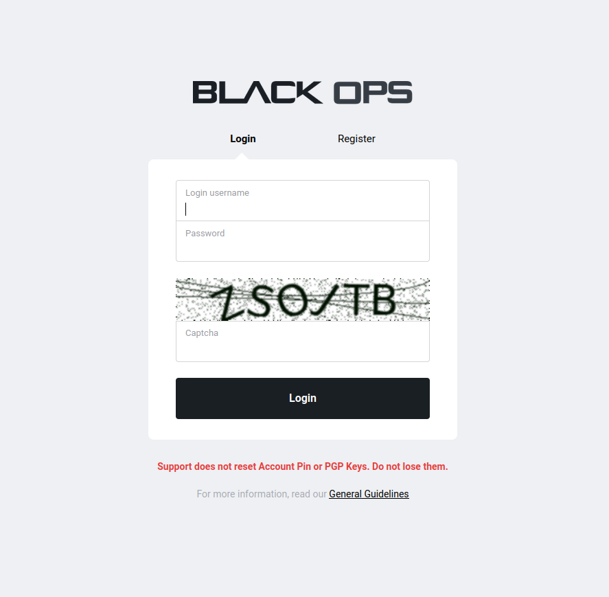 BlackOps Market escrow transaction flow diagram showing multisig protection and fund release process